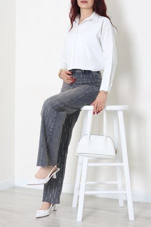 Oversize Poplin Gömlek Beyaz 